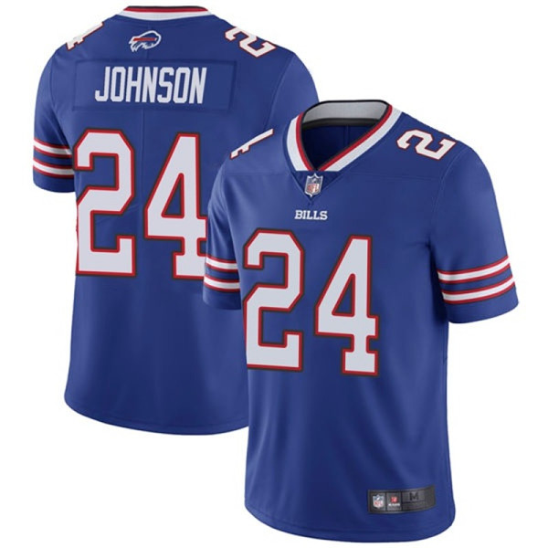 Men's Buffalo Bills #24 Taron Johnson Blue NFL Vapor Untouchable Limited Stitched Jersey
